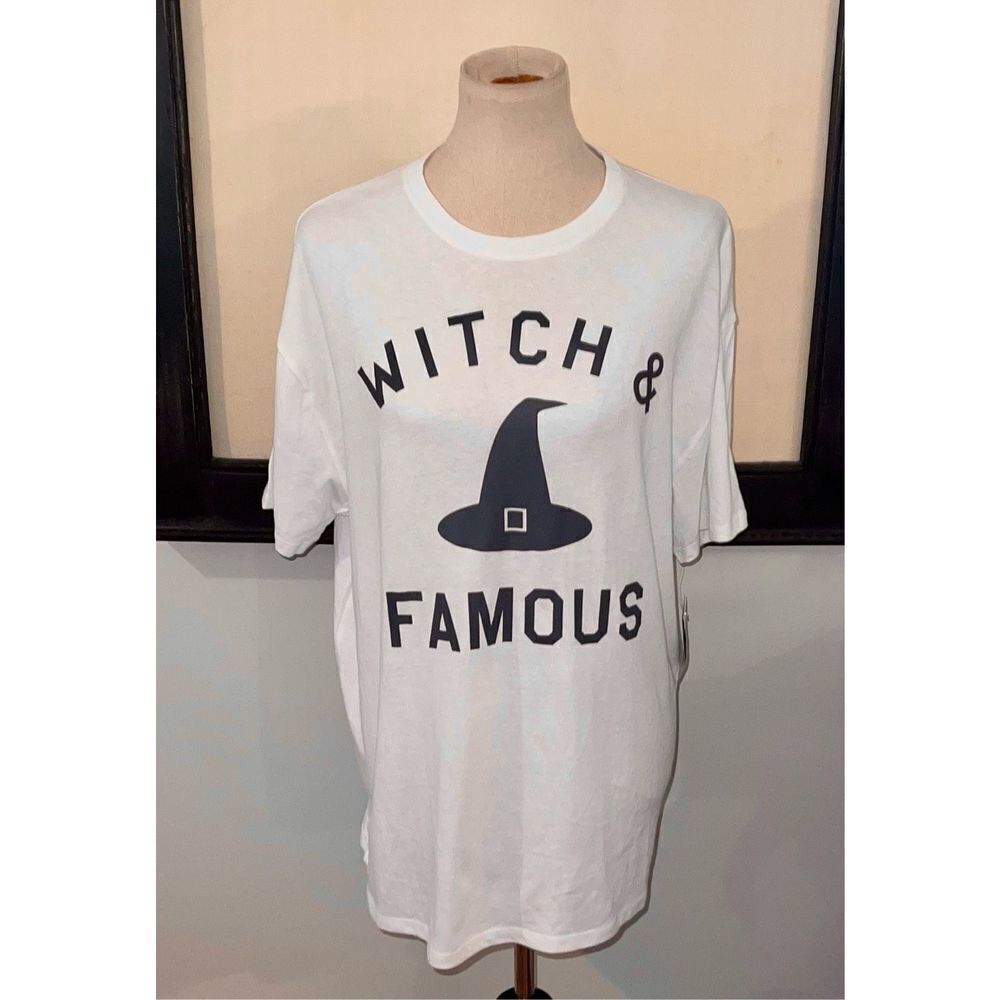 Halloween Witch & Famous T-Shirt - NWT - Size Small